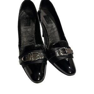 $200
Size 7 US

Vintage Gucci black almond toe heels